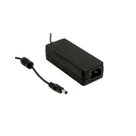 Meanwell AC-DC Industrial desktop adaptor; Output 9Vdc at 9A; 3 pole AC inlet IEC320-C14 GST60A09-P1J